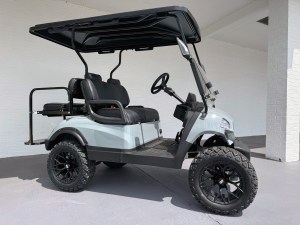 Gray Cement Contender 2+2 Golf Cart for Sale 01